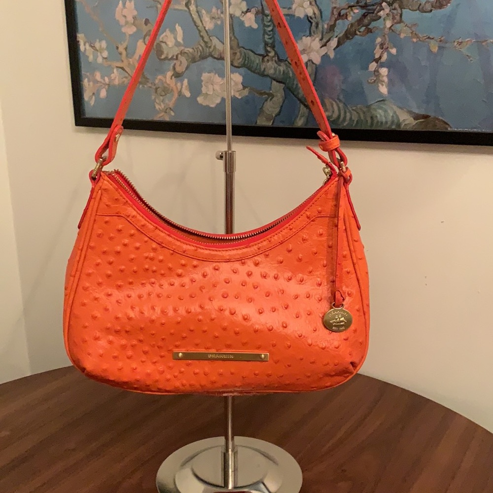 Brahmin Esme Shoulder Bag in Orange